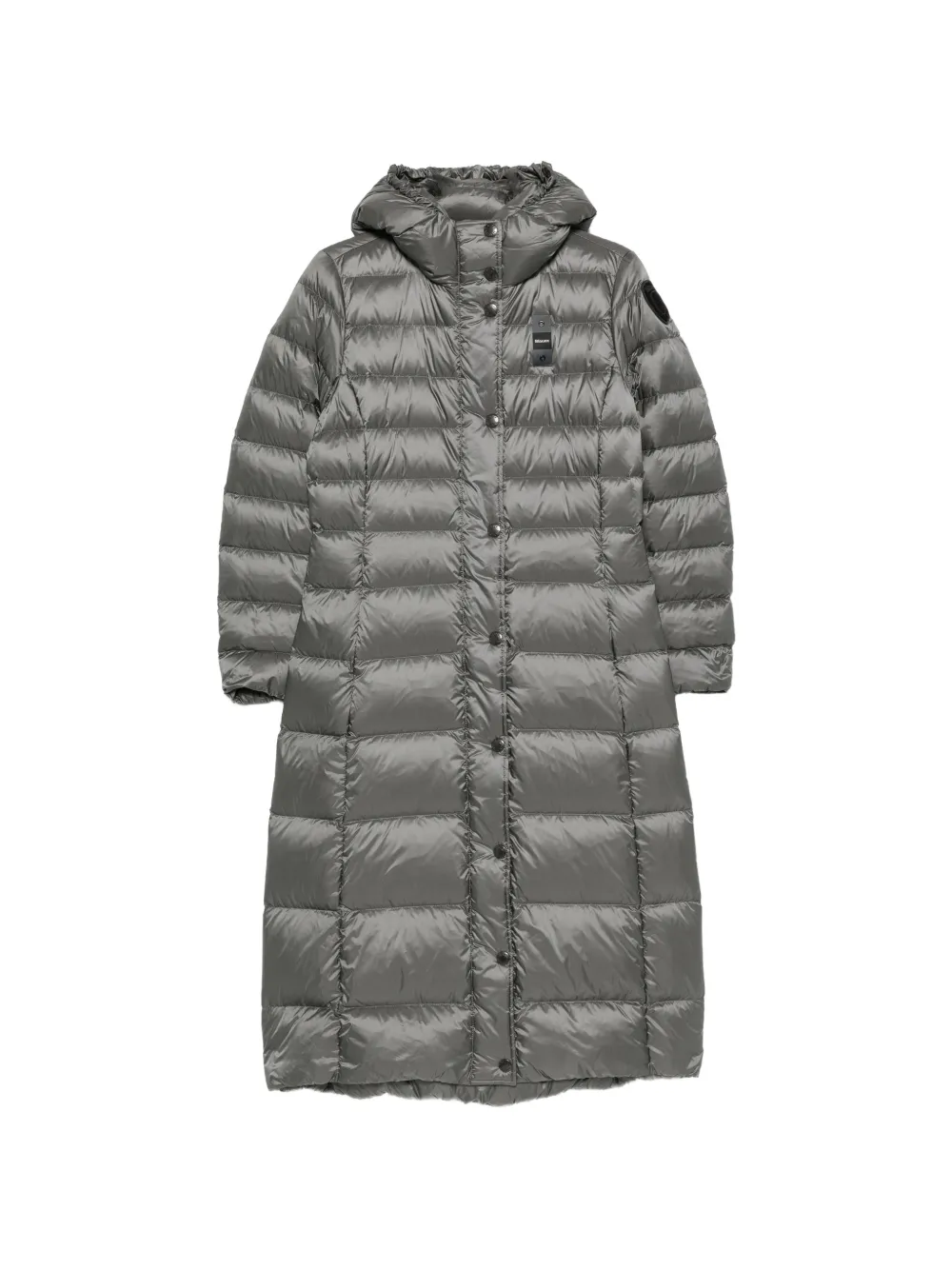 Blauer Anita quilted hooded coat Grijs