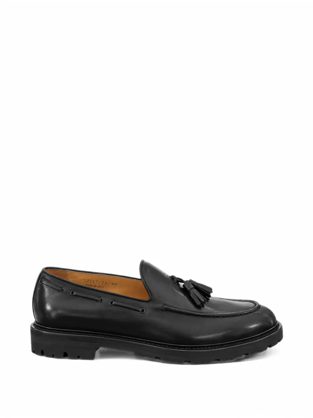 FRANZESE COLLECTION Beckham tassel leather loafers - Nero