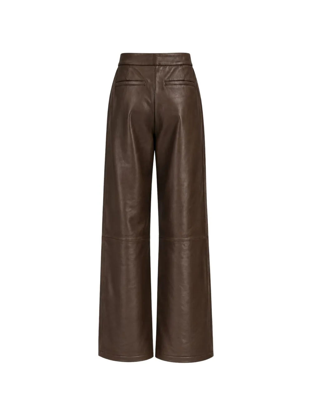 Yves Salomon Leren broek Bruin