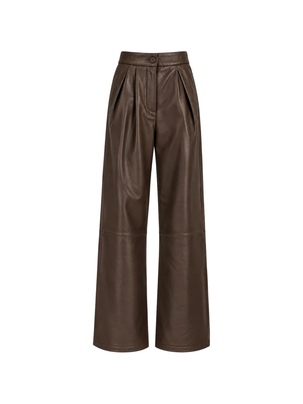 Yves Salomon Leren broek Bruin