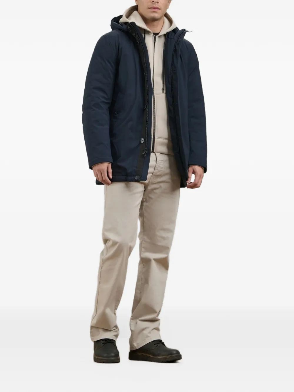 Blauer Chester hooded coat Blauw