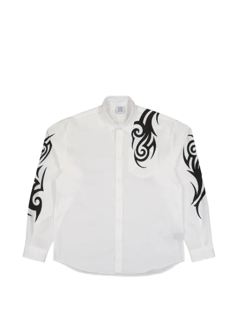 VETEMENTS Graffiti printed shirt