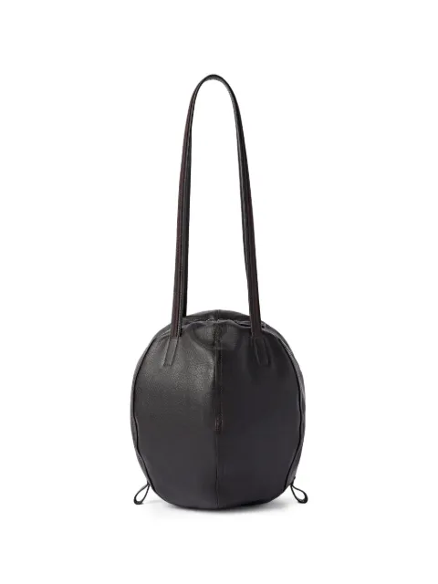 LEMAIRE small Helmet shoulder bag in grained paper-lux leather