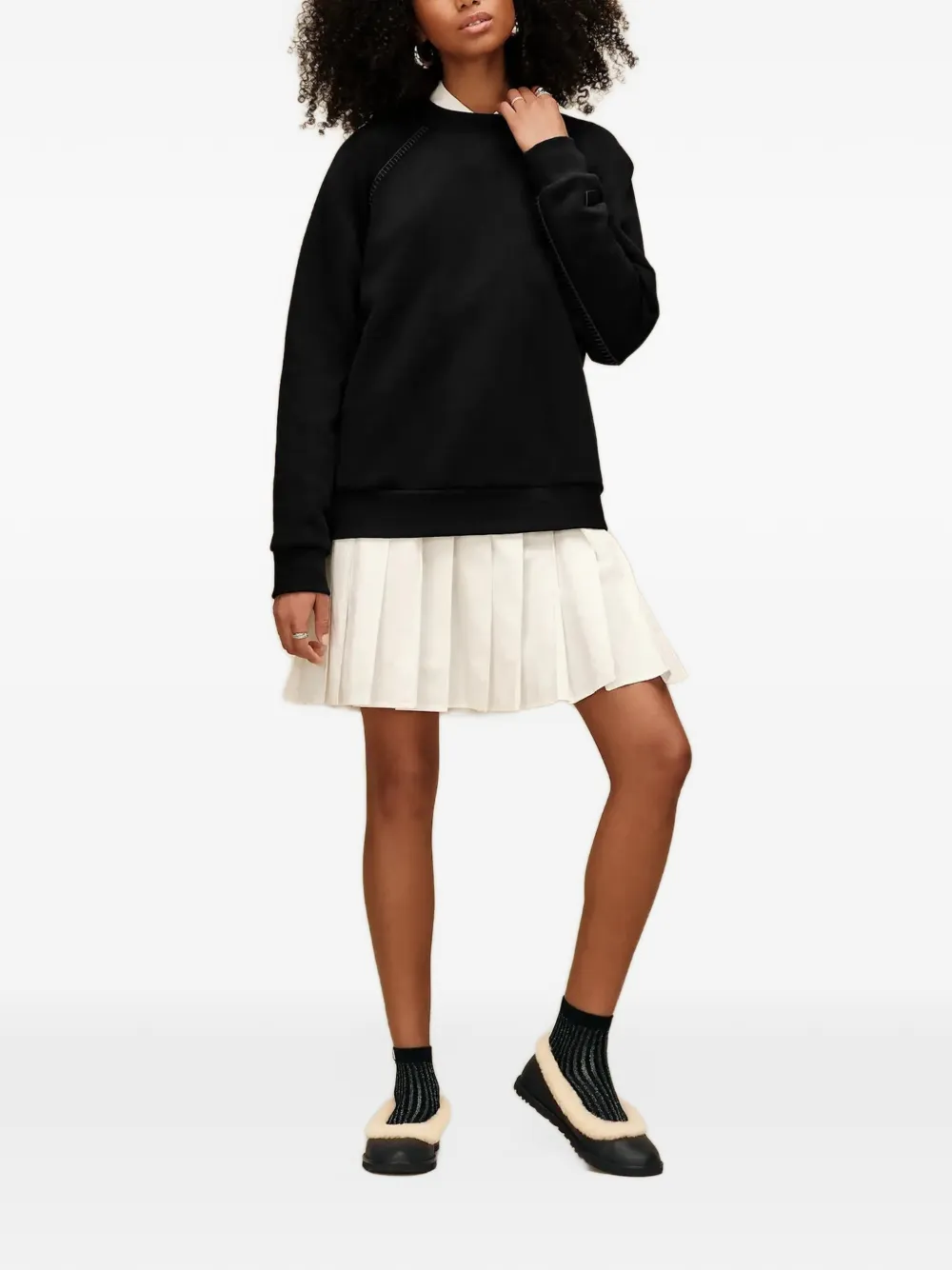 UGG Plora shimmer quarter socks Zwart