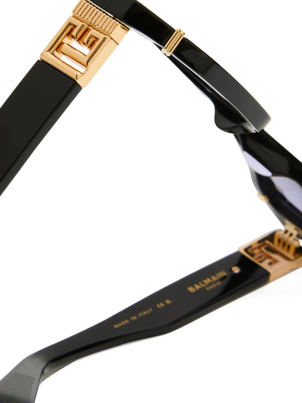 Balmain Eyewear Emblem geometric-frame sunglasses Zwart