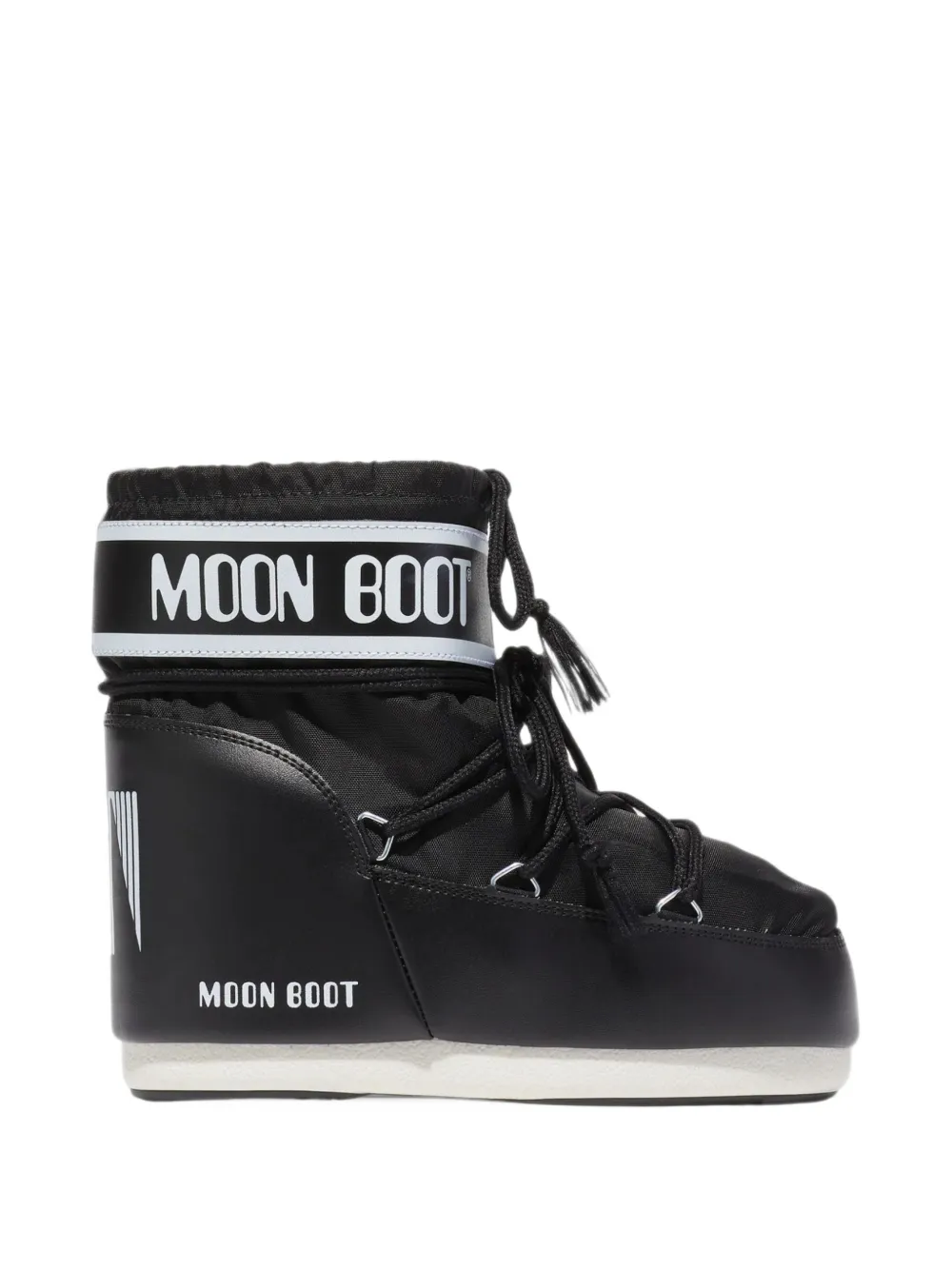 Moon Boot Icon Low black nylon boots - Schwarz
