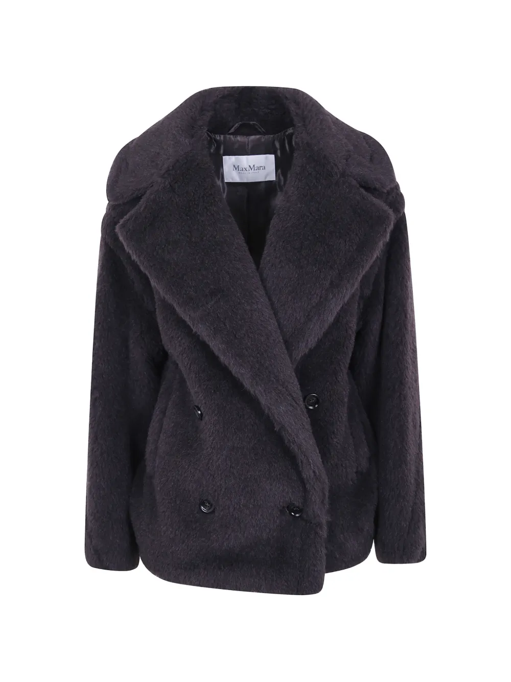 Max Mara double-breasted alpaca peacoat - Brown