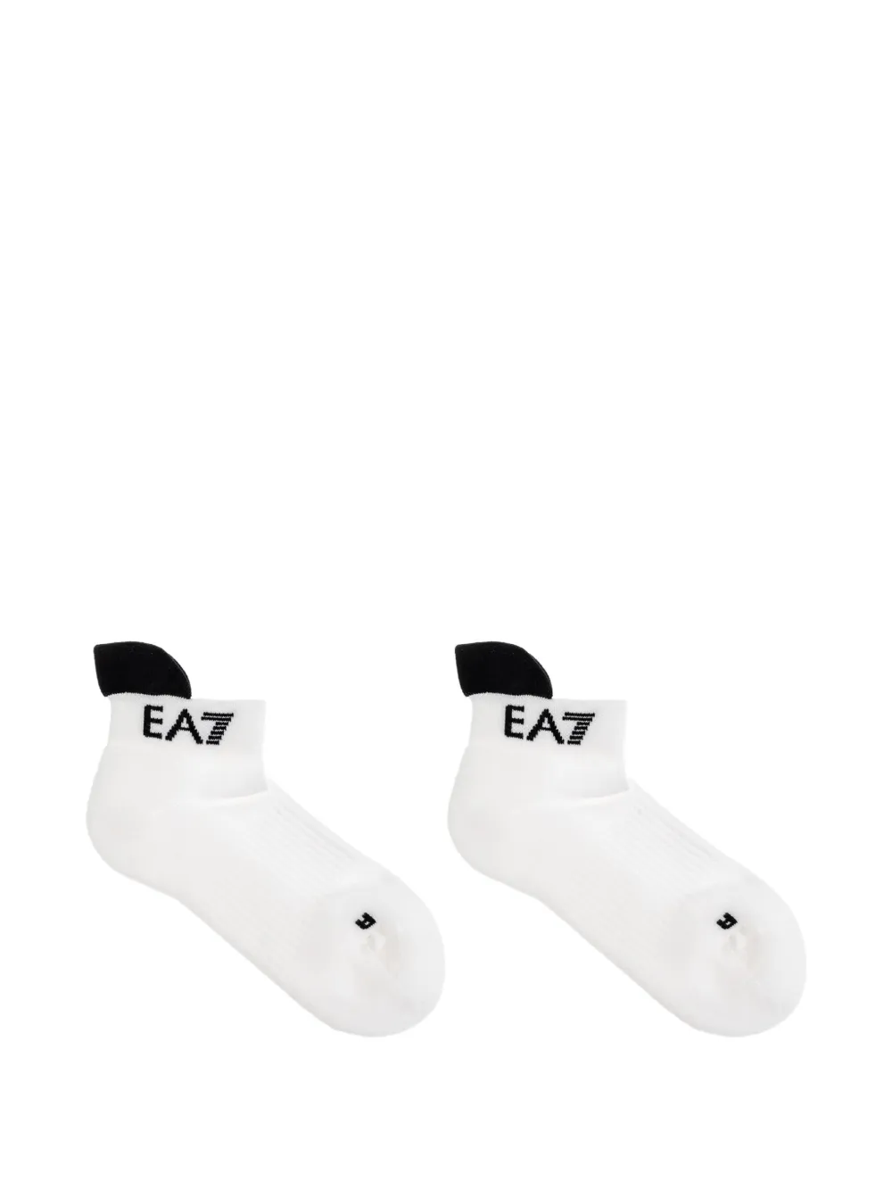 Ea7 Emporio Armani logo-print ankle socks - Bianco
