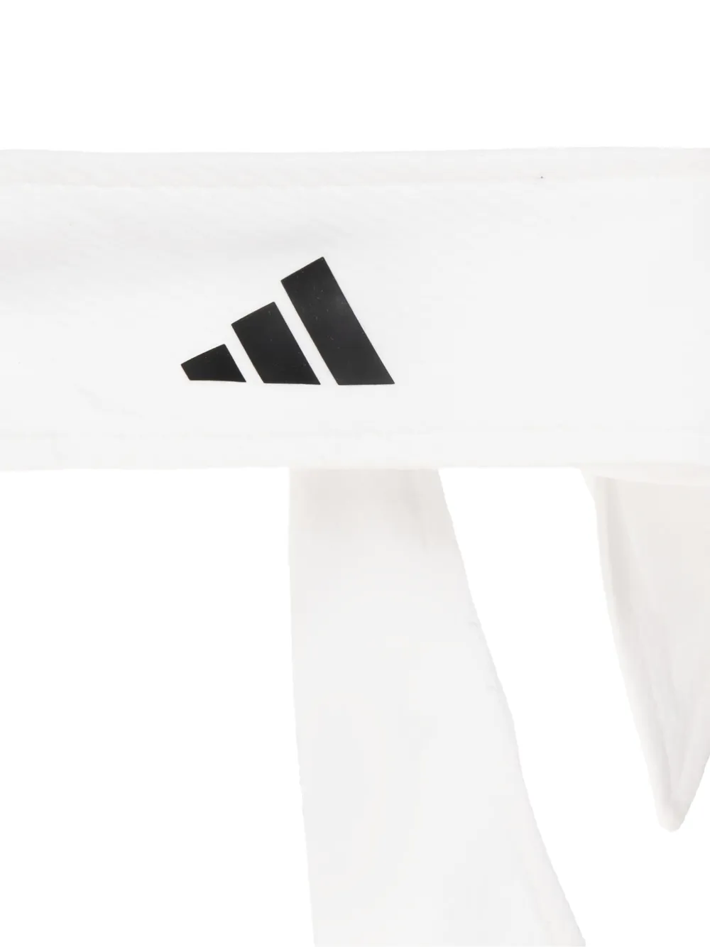 adidas Sporthaarband met logo-print Wit