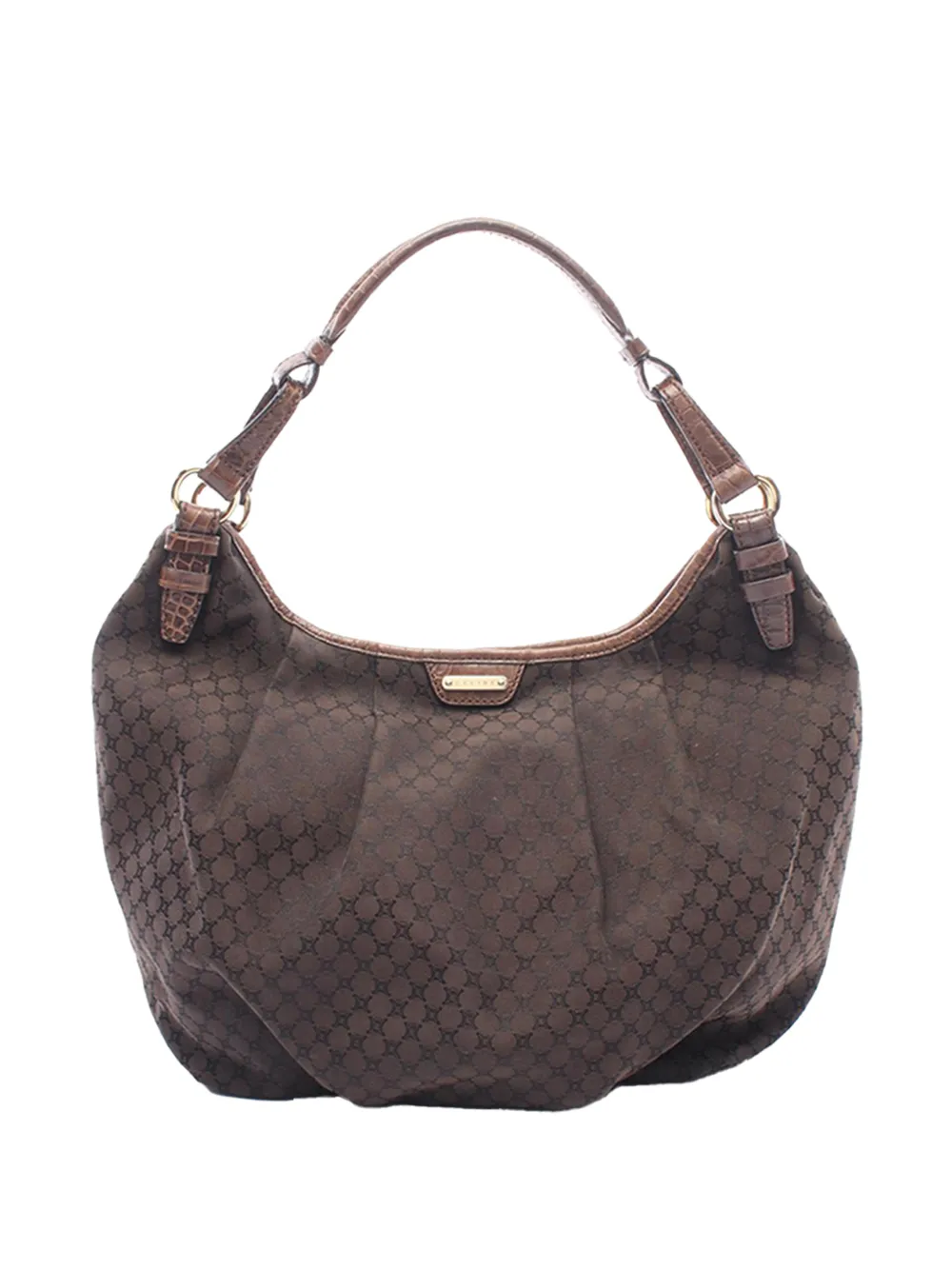 Celine Pre-Owned 20th Century Macadam Canvas shoulder bag - Brown