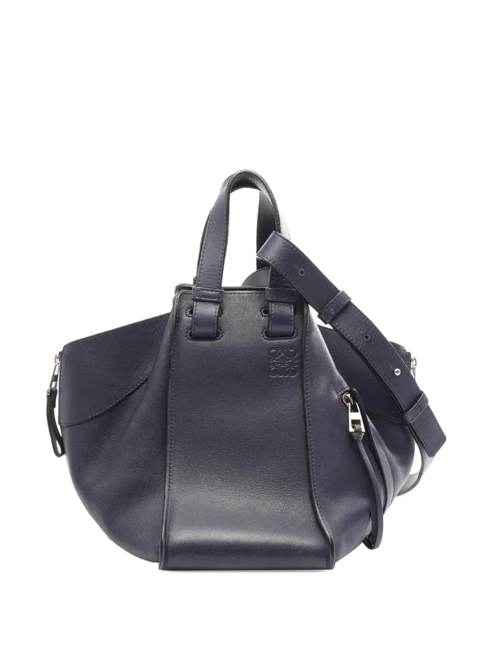 Loewe Pre-Owned 2000-2026 Small Leather Hammock satchel - Blue