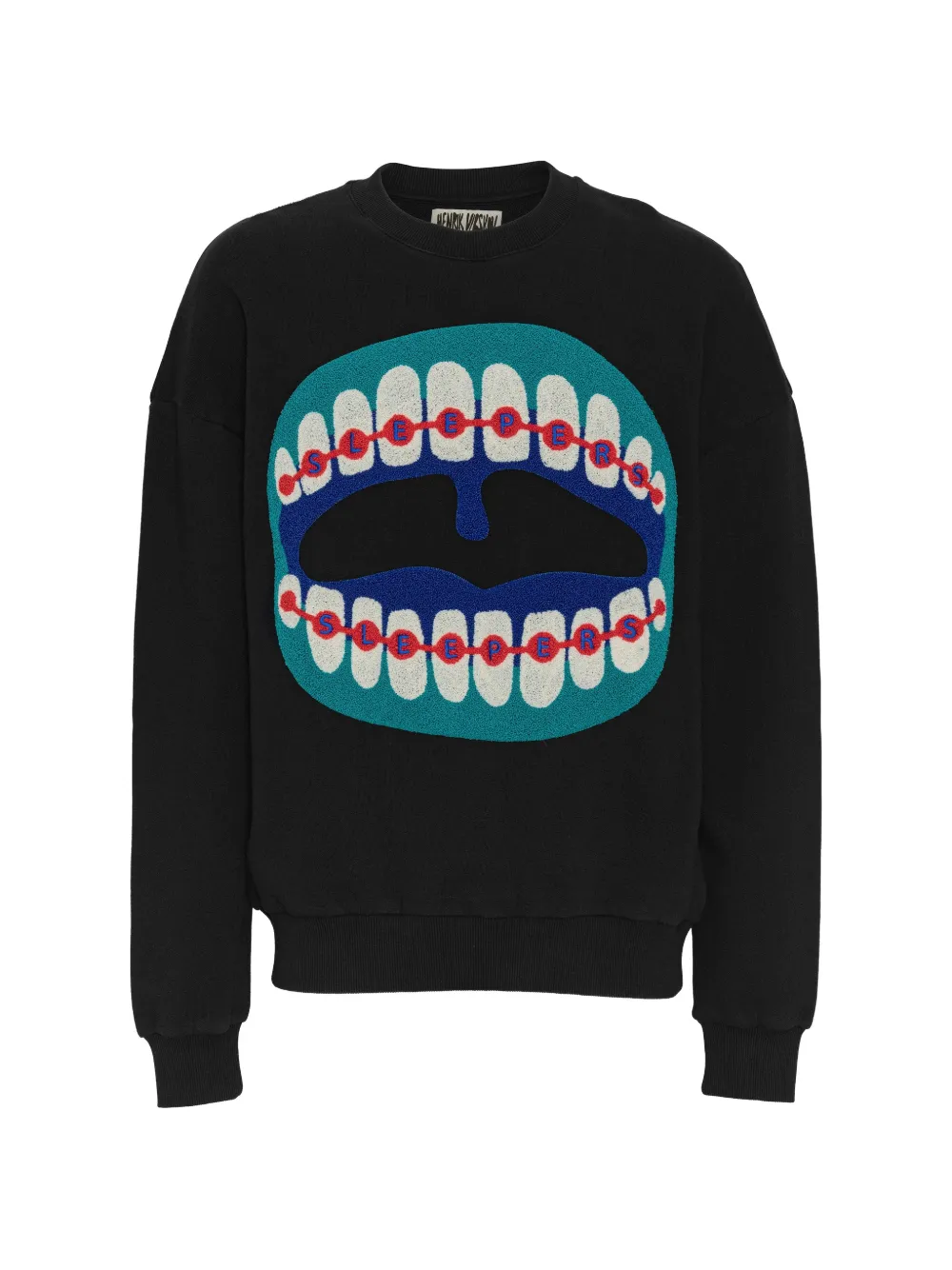Henrik Vibskov Sleeper Mouth sweatshirt Zwart