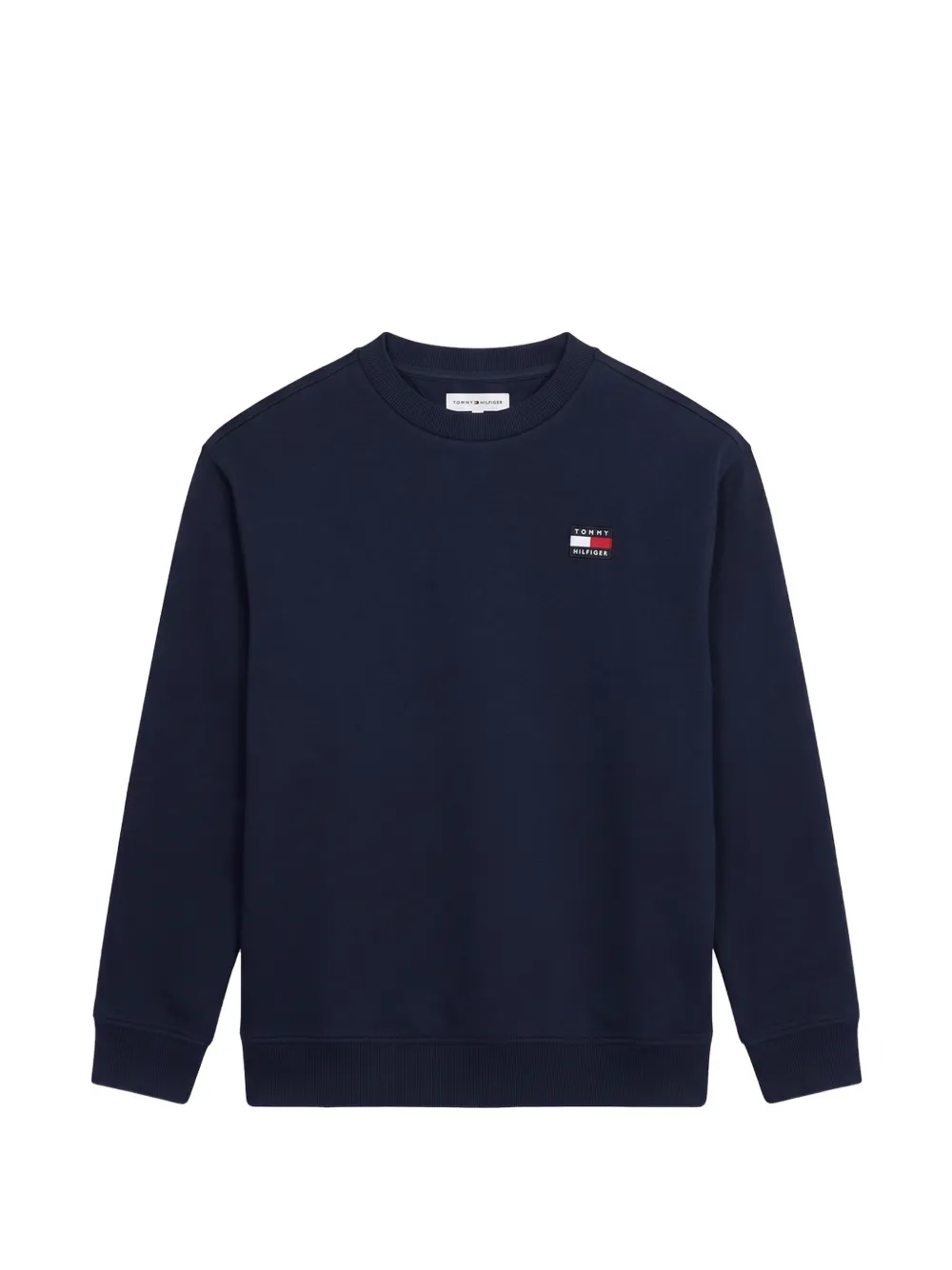 Tommy Hilfiger Junior Badge cotton sweatshirt Blauw