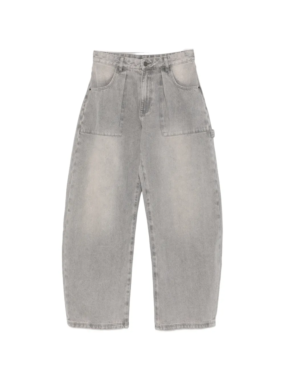 Eleh faded wide-leg jeans - Grigio