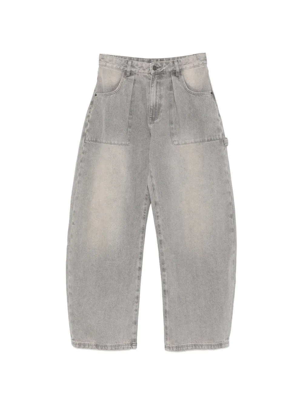 Eleh faded wide-leg jeans - Grigio