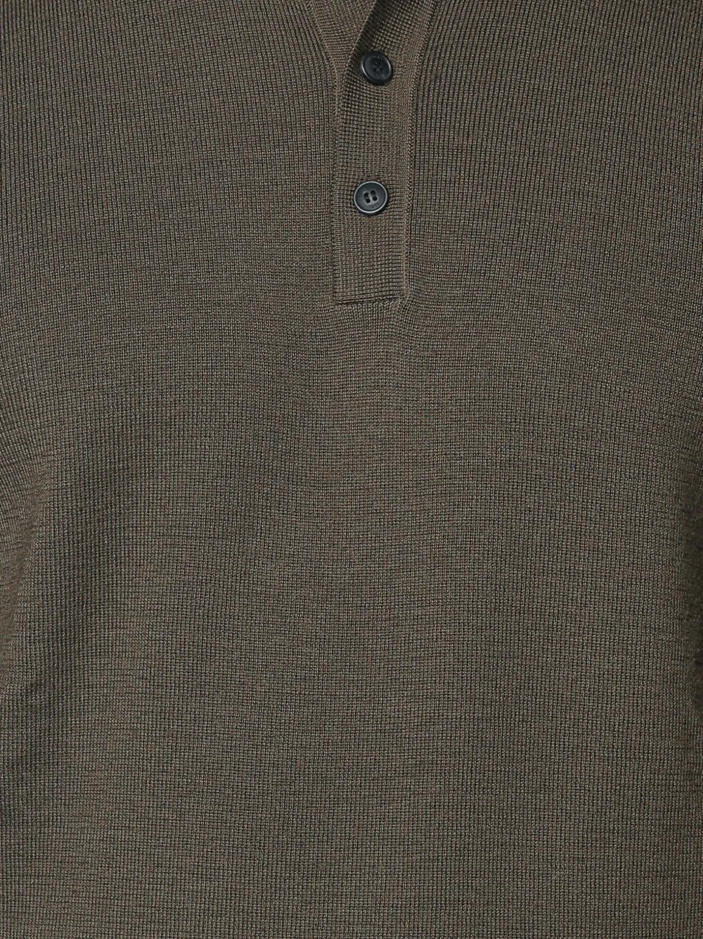 Trussardi wool polo shirt Groen