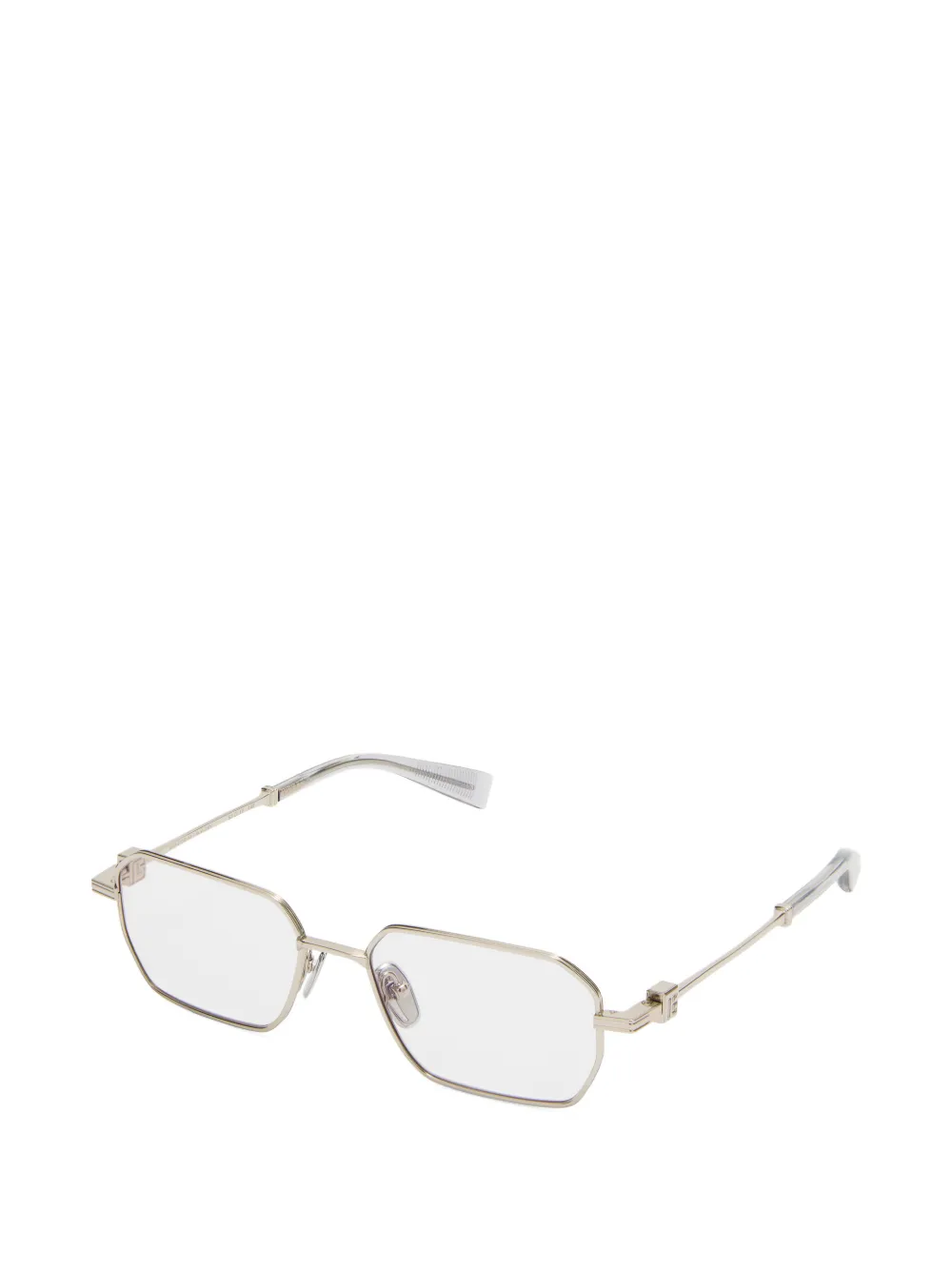 Balmain Eyewear Bril met geometrisch montuur Goud