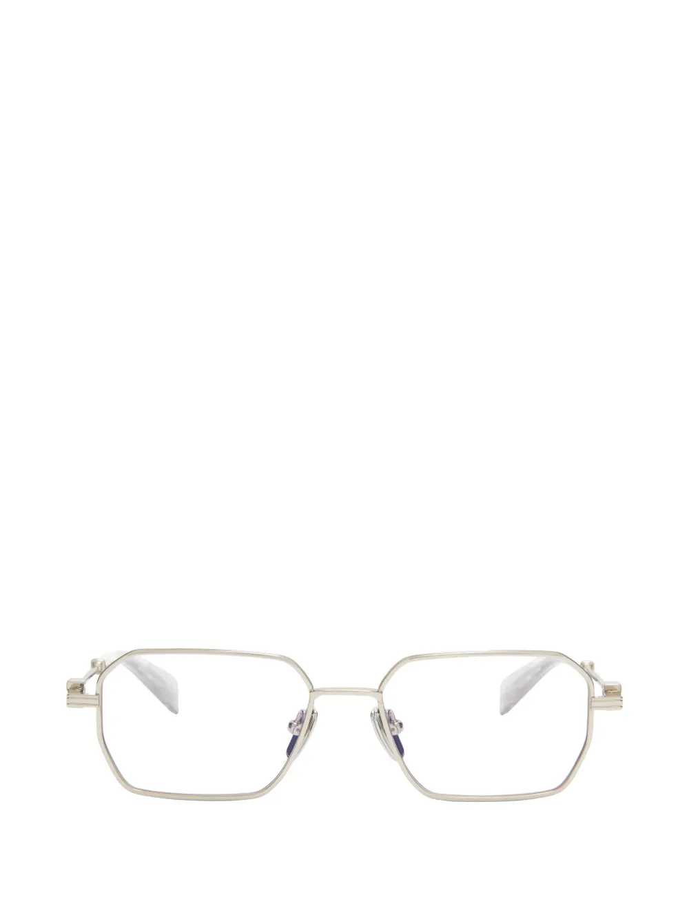 Balmain Eyewear Bril met geometrisch montuur Goud