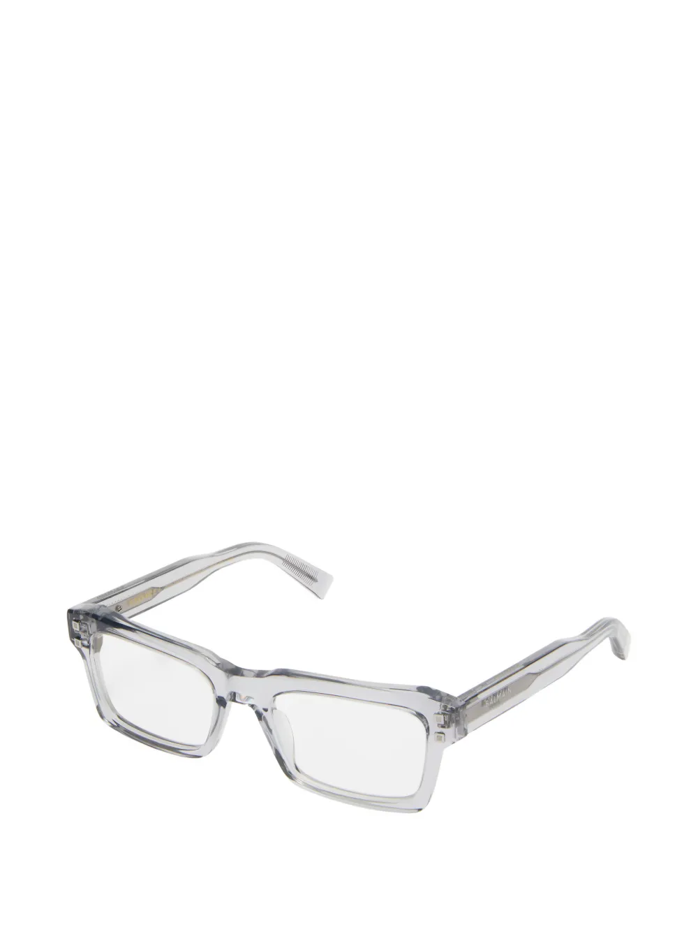 Balmain Eyewear rectangle-frame glasses Grijs