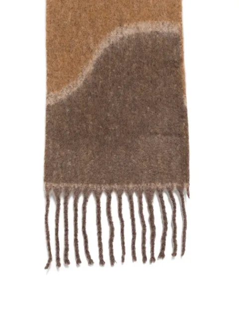 VERB TO DO fringed-edge scarf
