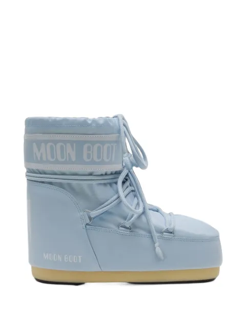 Moon Boot Icon Low sky-blue nylon boots