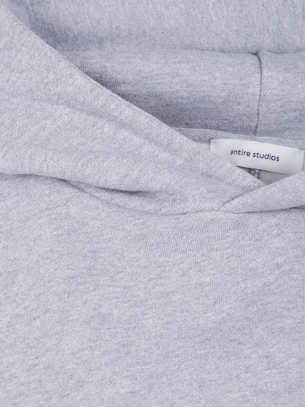 ENTIRE STUDIOS Hoodie met verlaagde schouders en kangoeroezak Grijs