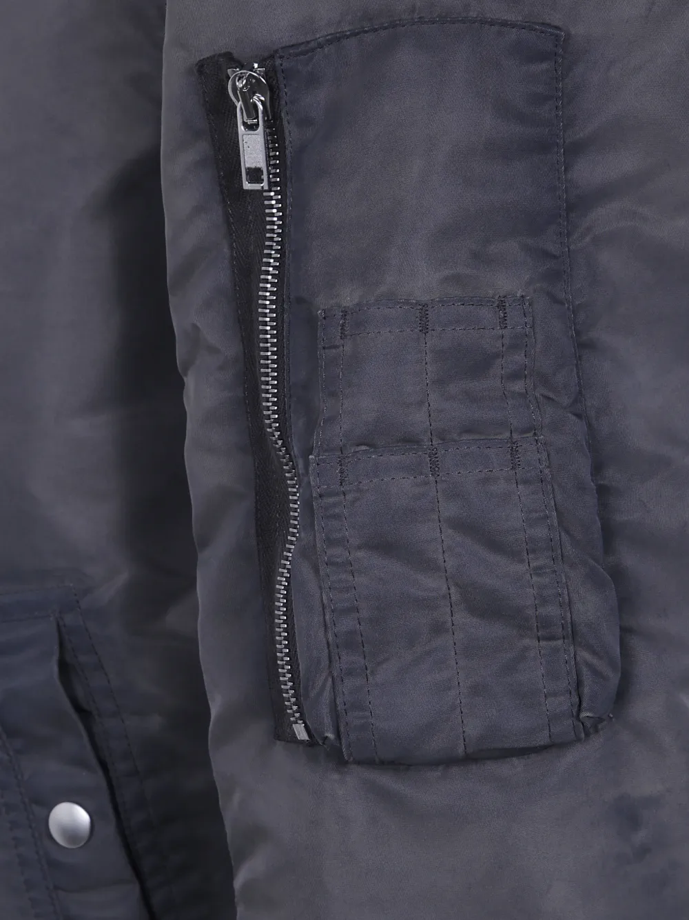 Rick Owens DRKSHDW zip-fastening bomber jacket Grijs