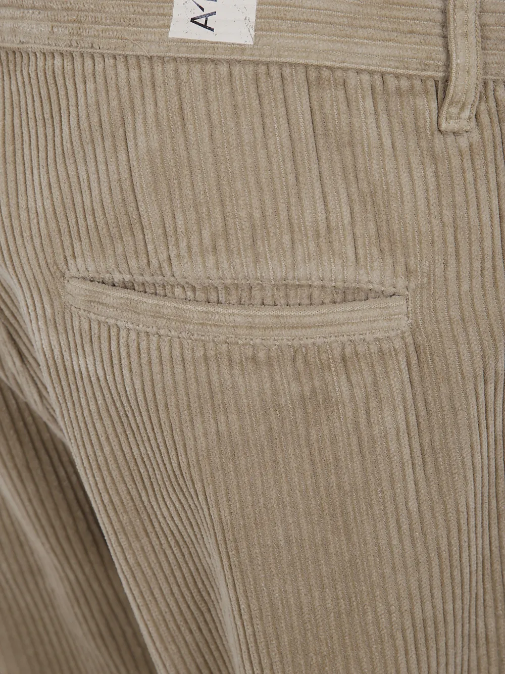 ASPESI corduroy tapered trousers Beige