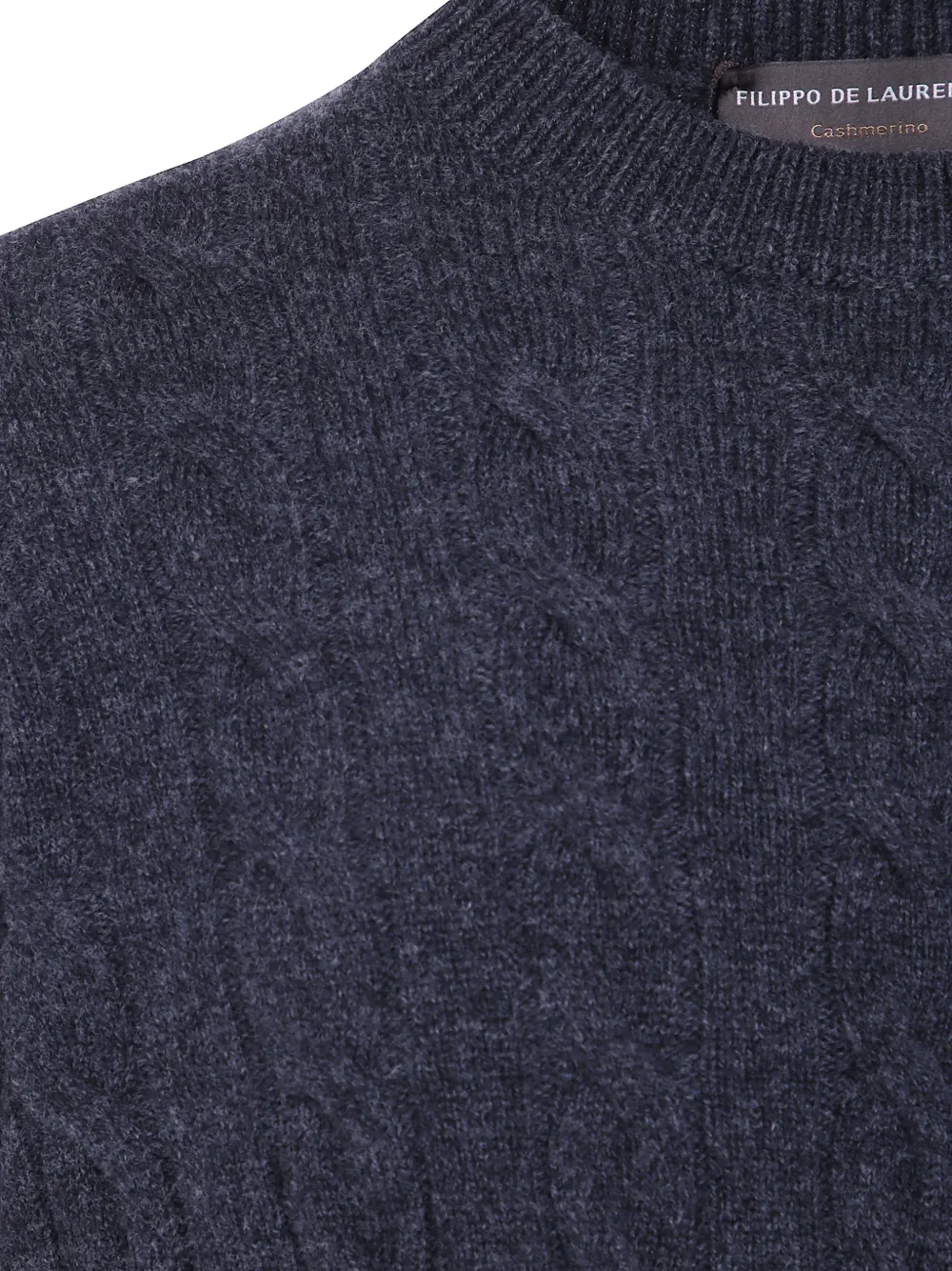 Filippo De Laurentiis cable-knit wool sweater Grijs