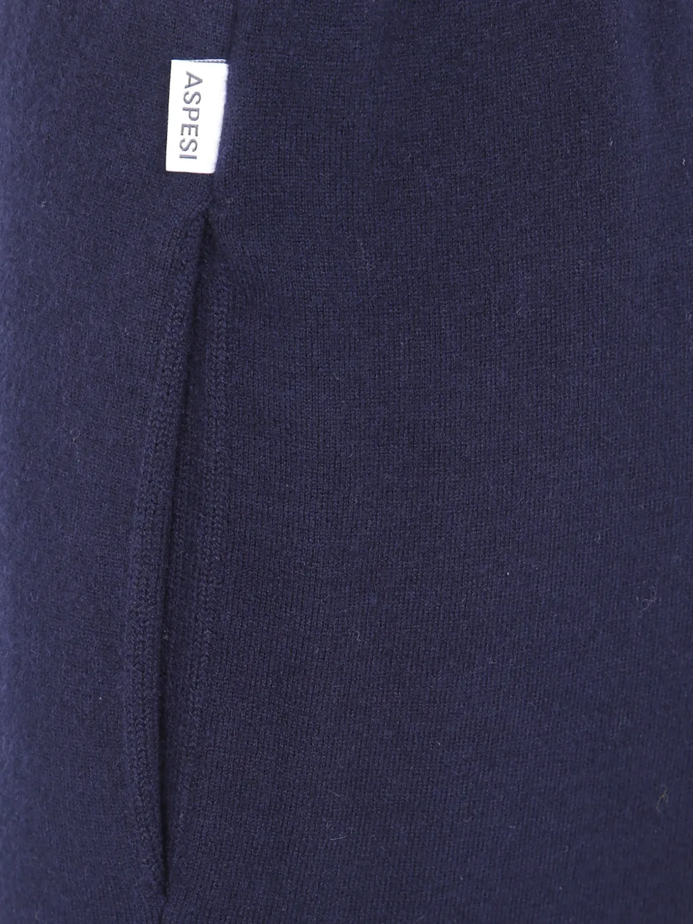 ASPESI Trainingsbroek met logo label Blauw