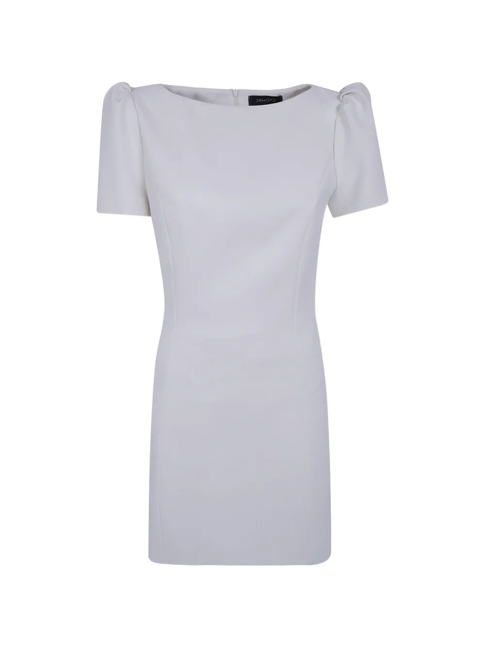 DRHOPE puff-sleeve mini dress - Bianco