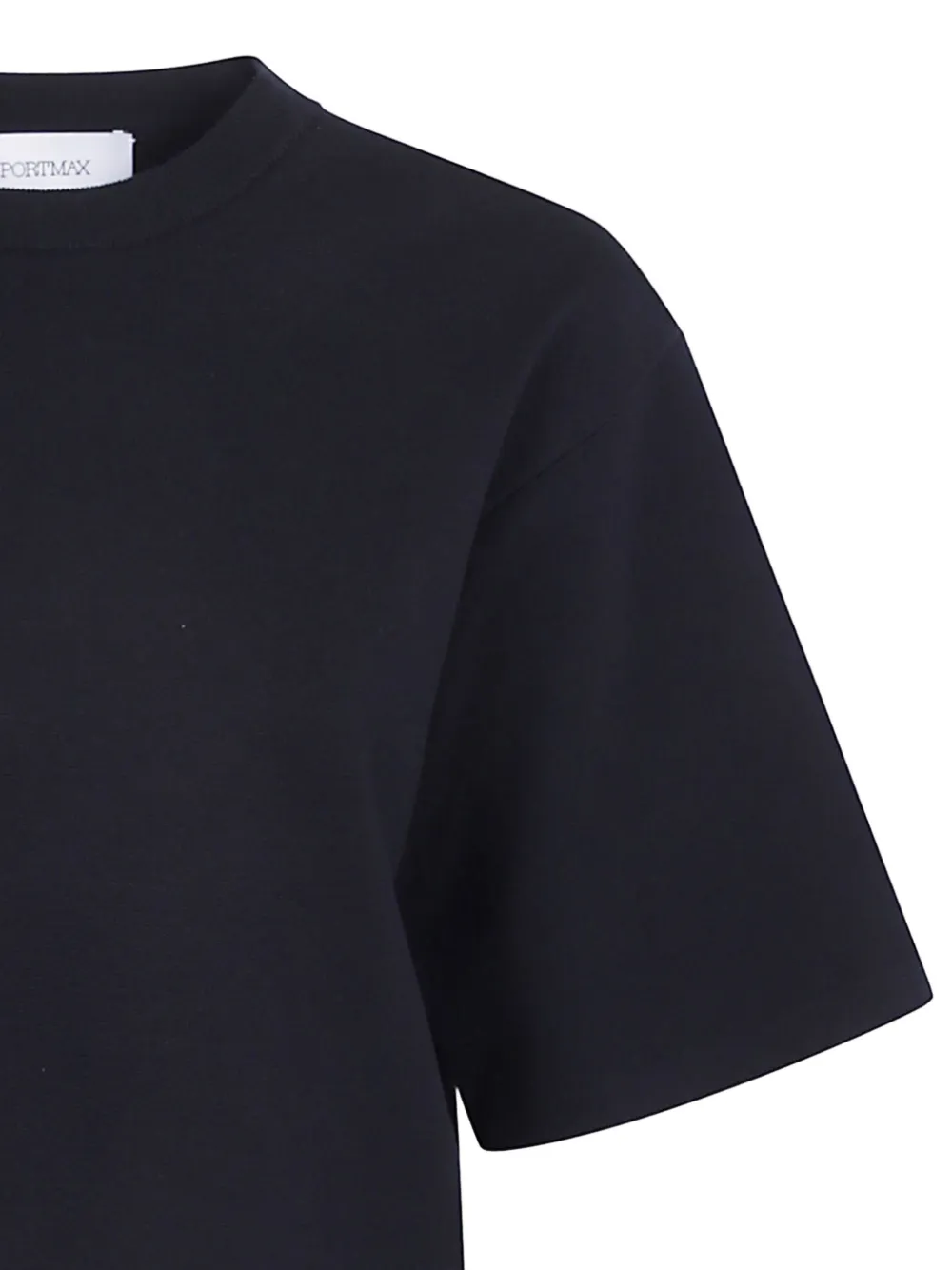 Sportmax Spsgergo oversized viscose T-shirt Zwart