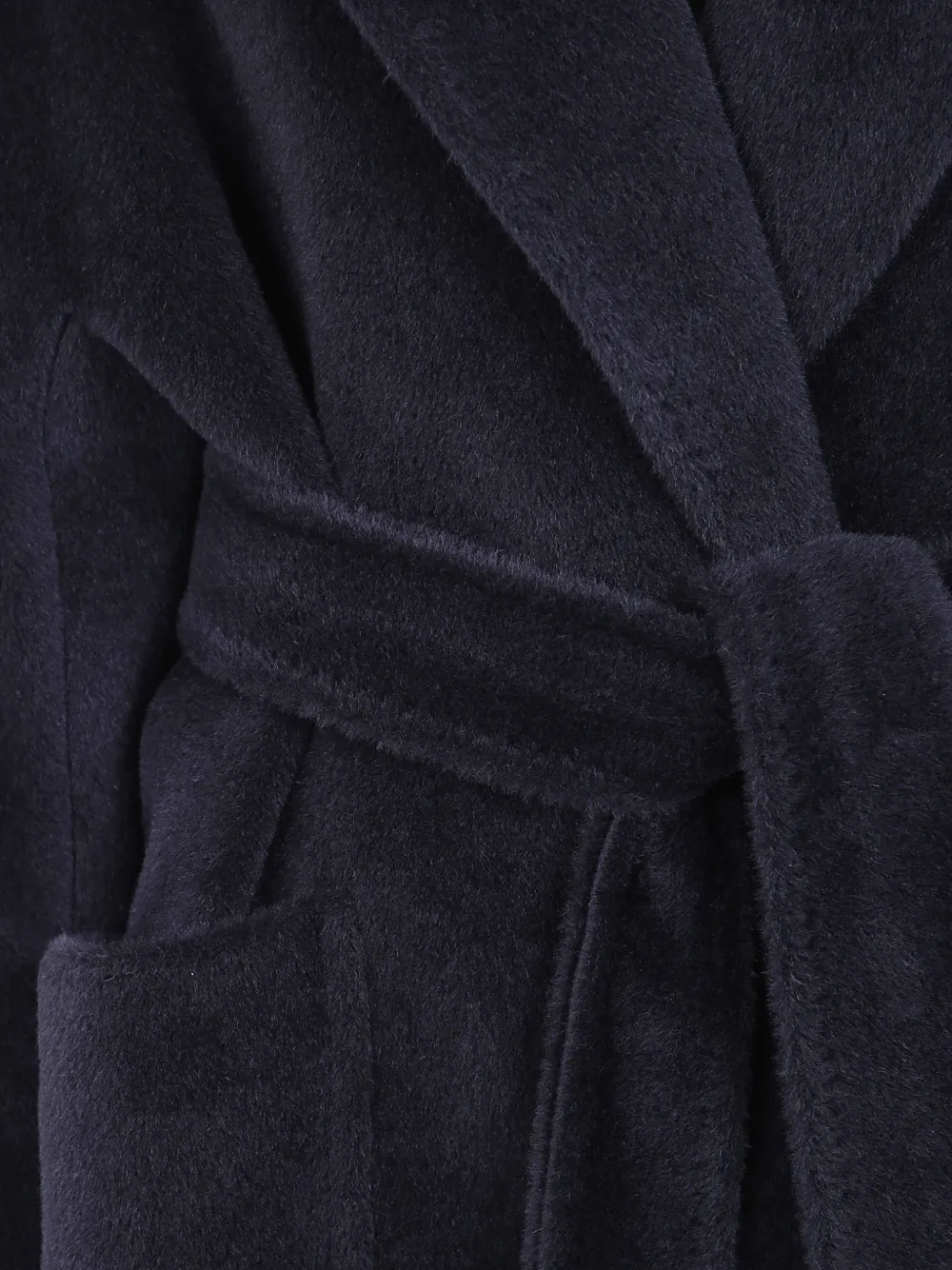 Tagliatore Denise belted double-breasted coat Zwart