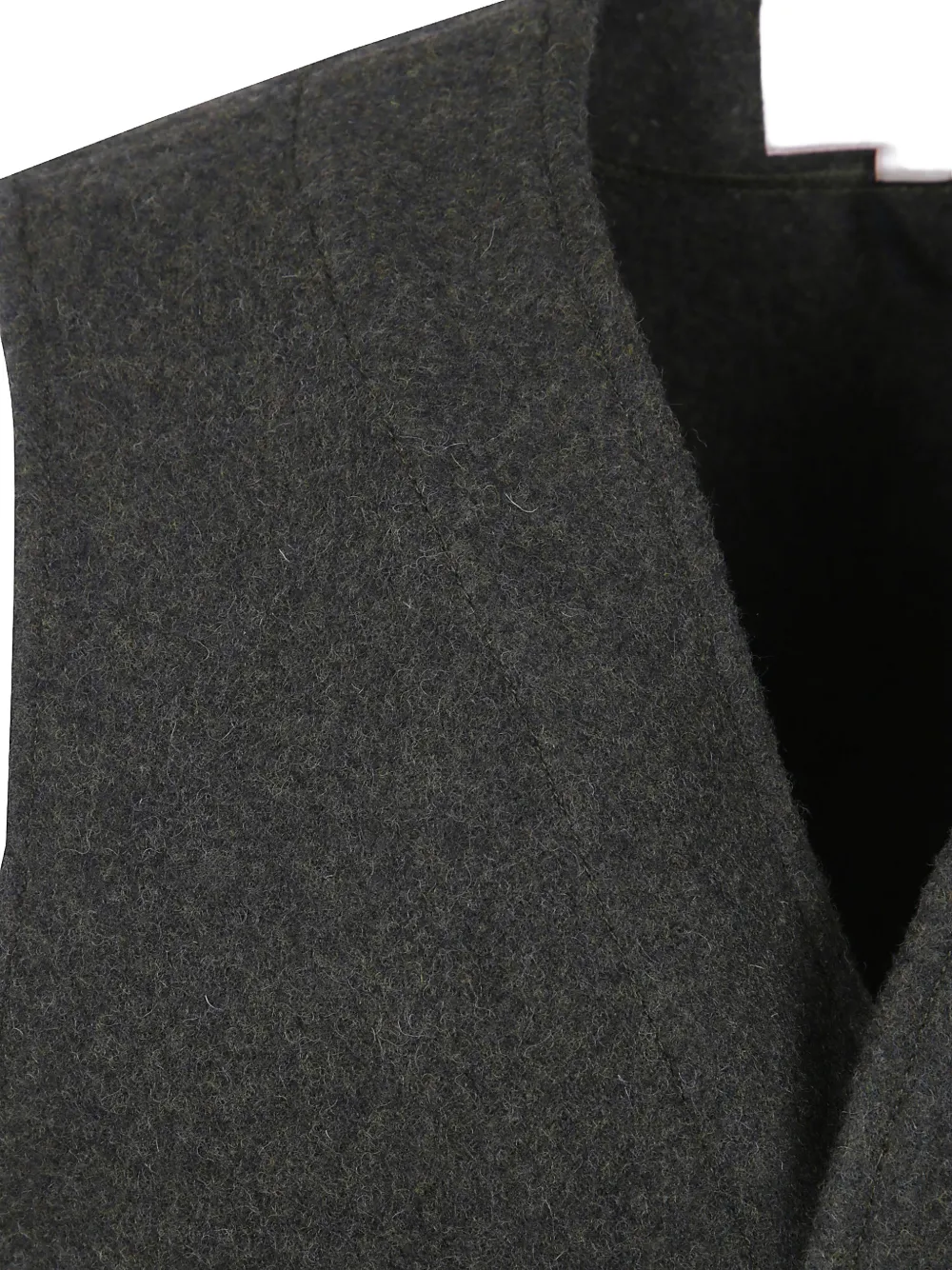 Filson Wollen gilet met knopen Groen