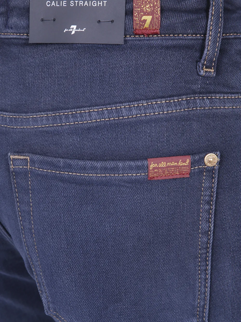 7 For All Mankind Calie straight-leg jeans Blauw