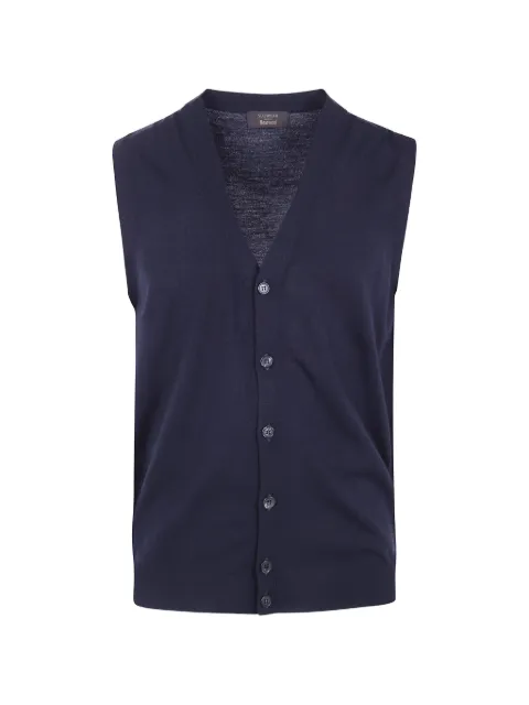 Zanone V-neck sleeveless cardigan