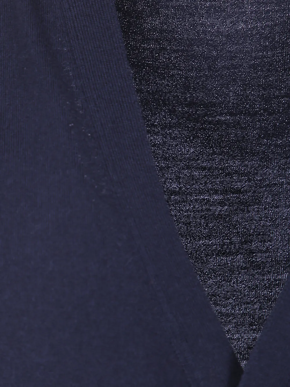 Zanone V-neck sleeveless cardigan Blauw