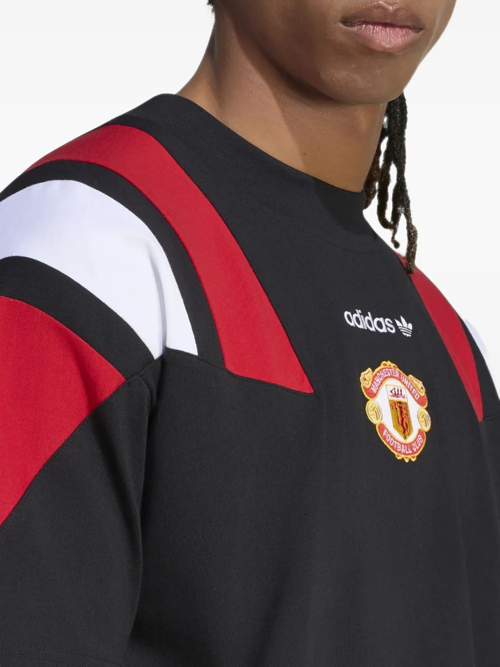 adidas Manchester United EQT T-shirt Zwart