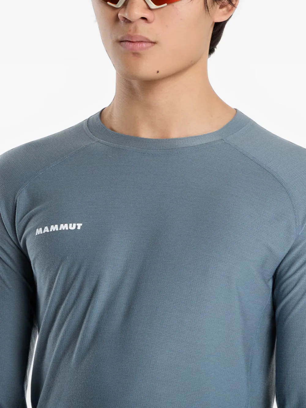 Mammut Tree thermisch T-shirt met lange mouwen Blauw