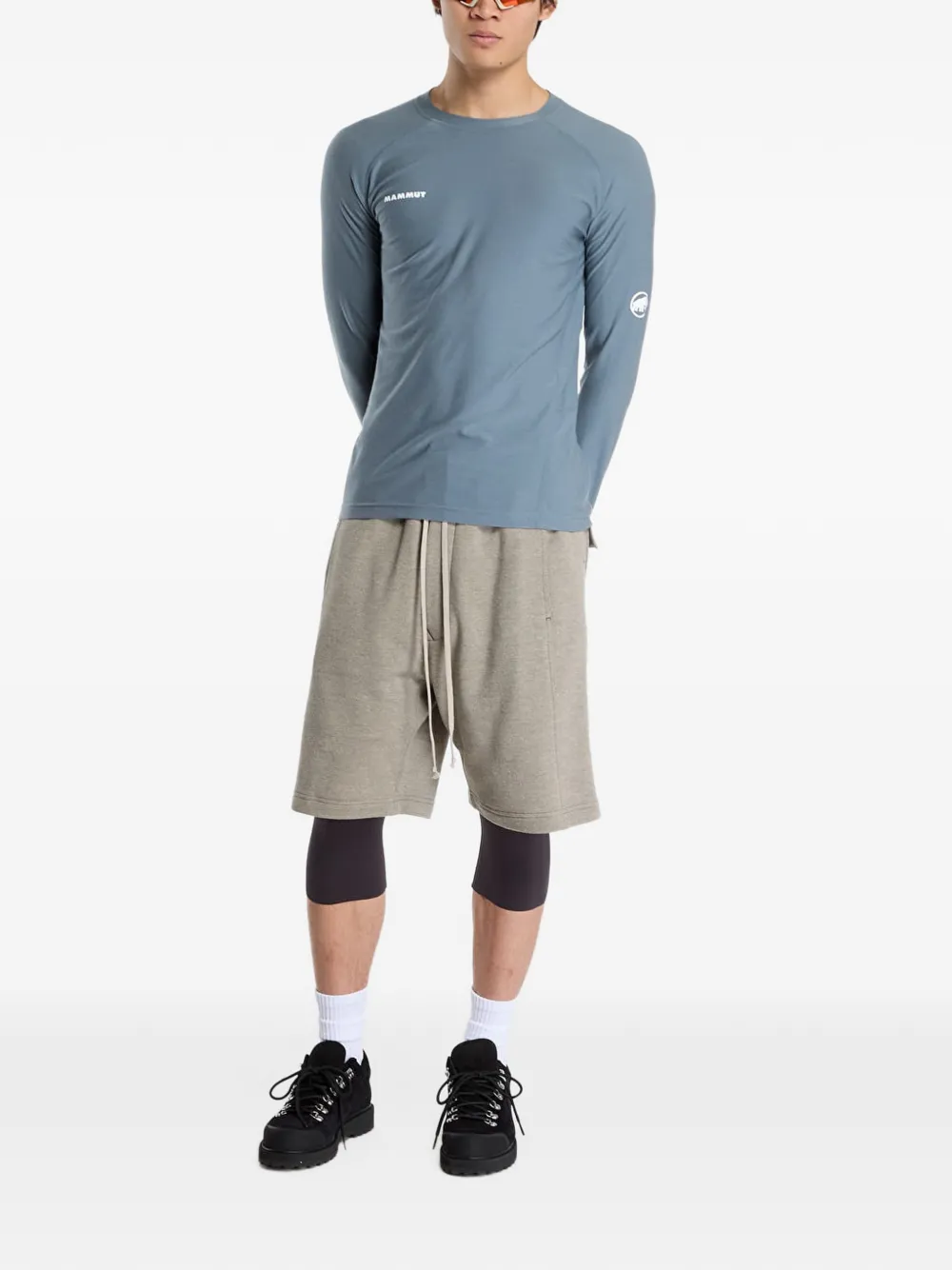 Mammut Tree thermisch T-shirt met lange mouwen Blauw