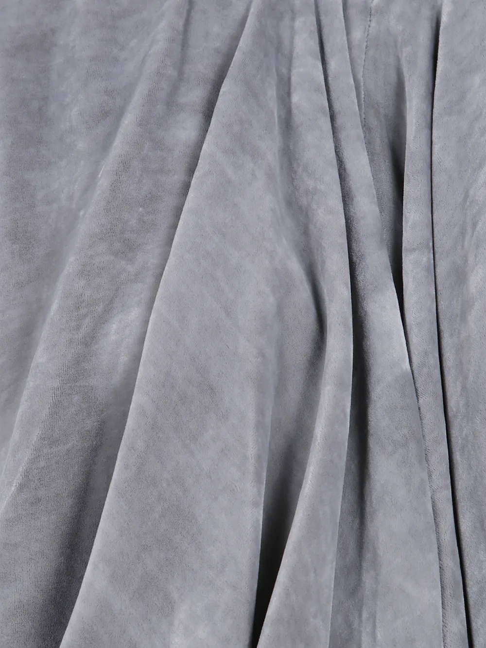 Rick Owens draped velvet-effect cape Grijs