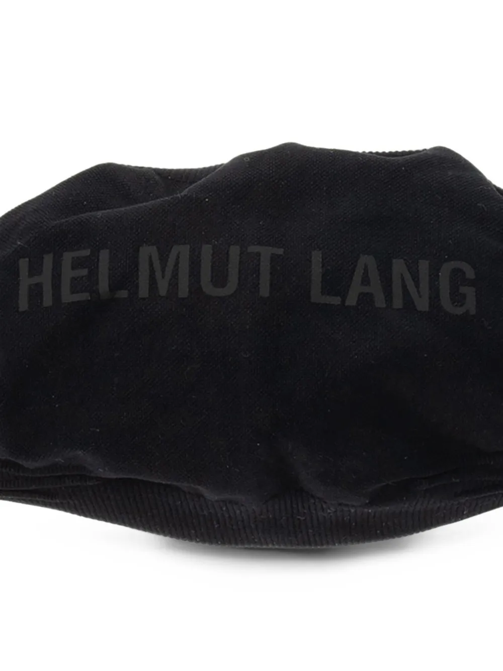 Helmut Lang Mondkapje met logoprint Zwart