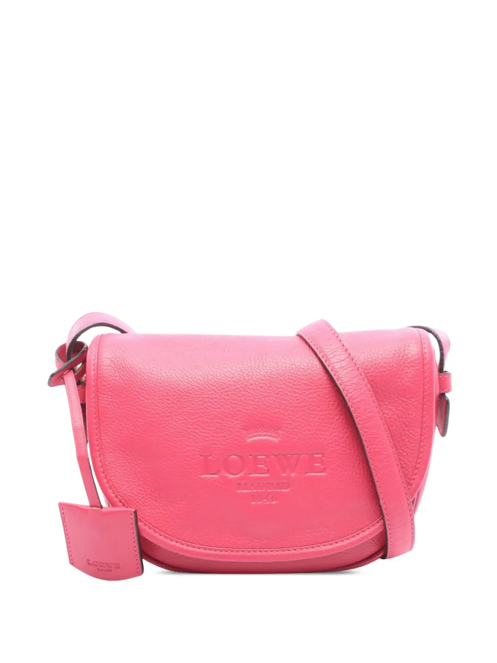 Loewe Pre-Owned 2010-2026 Leather Heritage crossbody bag - Rosa