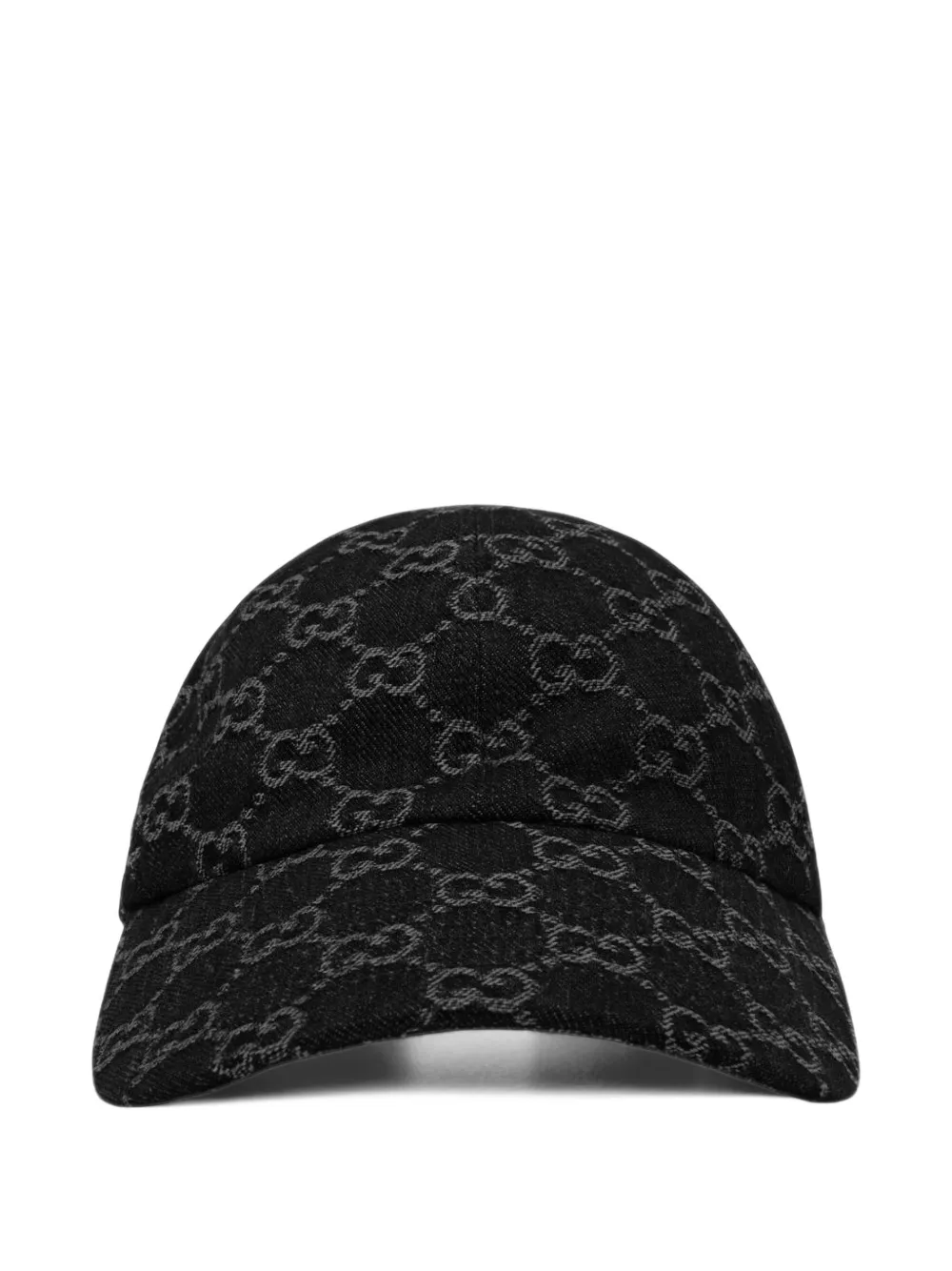 Gucci GG cotton denim baseball hat Zwart