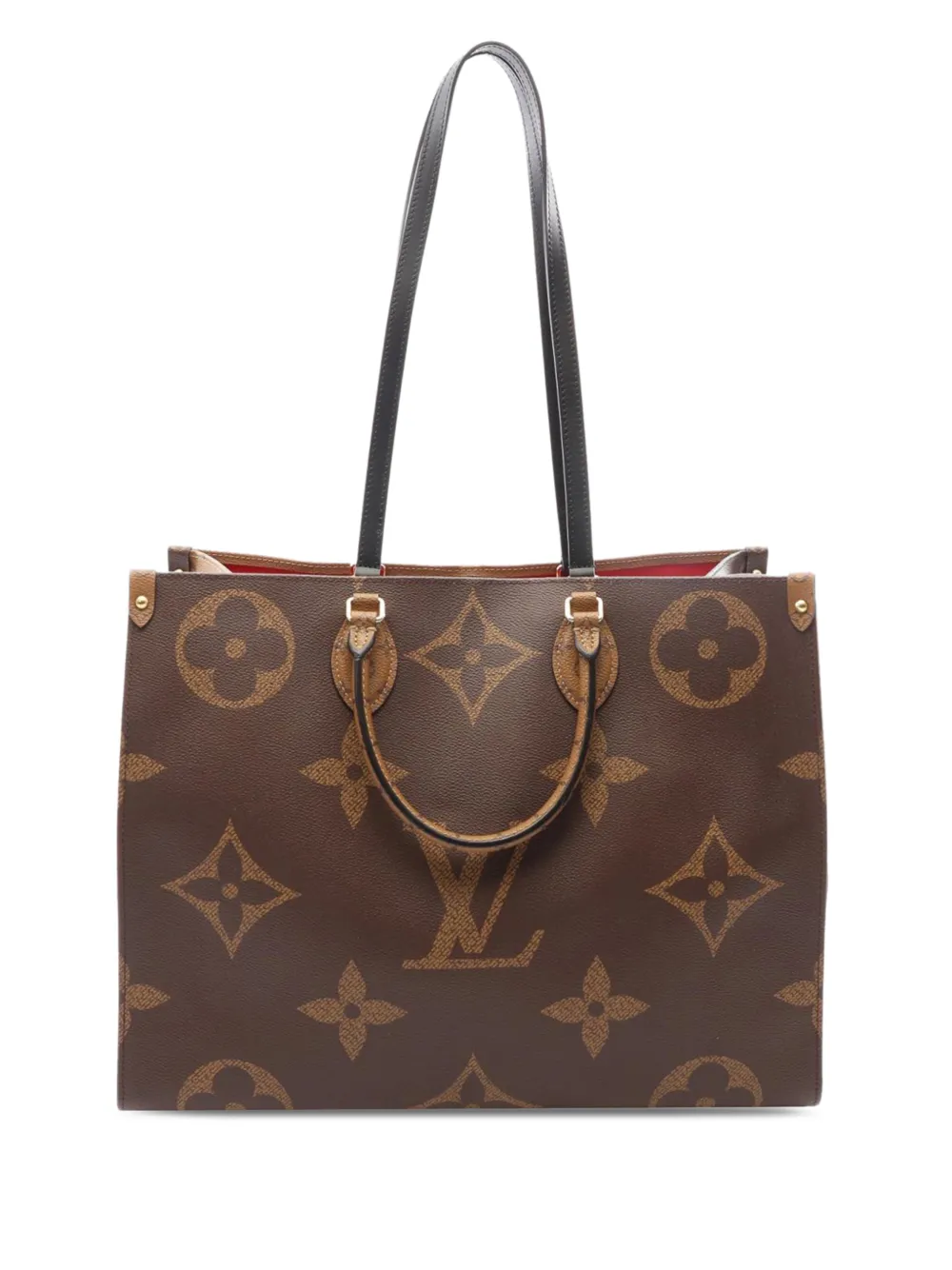 Louis Vuitton Pre-Owned 2010-2026 Monogram Reverse Giant OnTheGo GM satchel - Braun