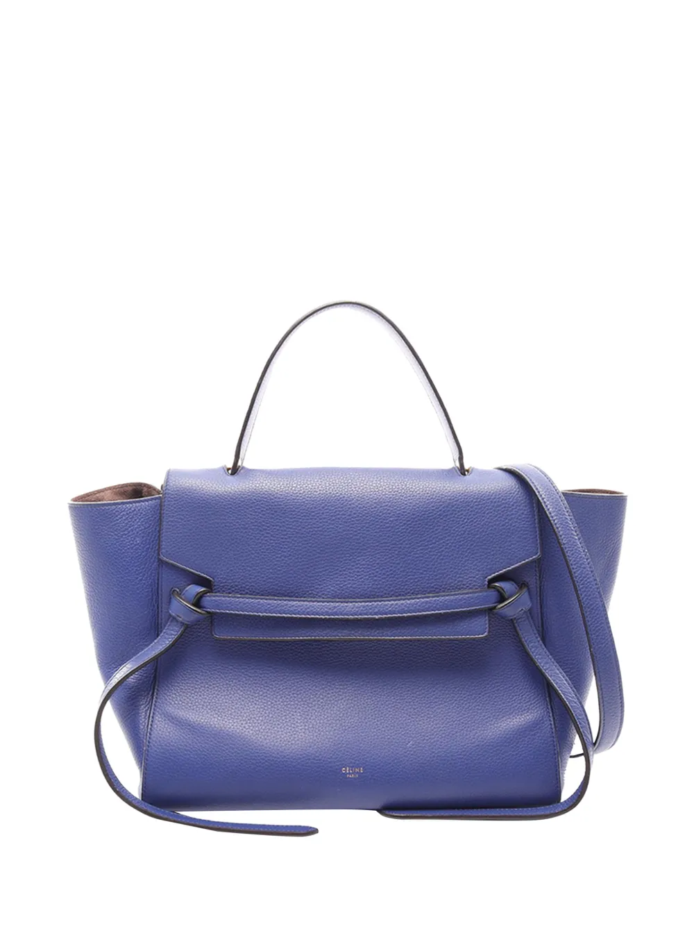 Celine Pre-Owned 2010-2026 Mini Grained Calfskin Belt Bag satchel - Blau
