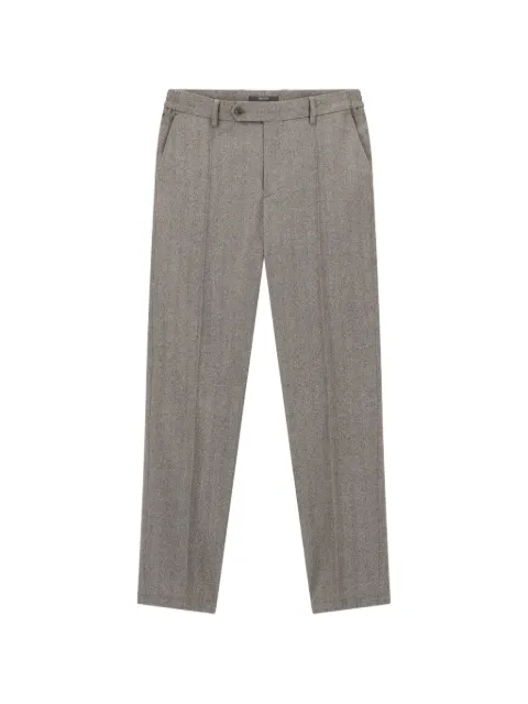 Boggi Milano trousers in herringbone flannel