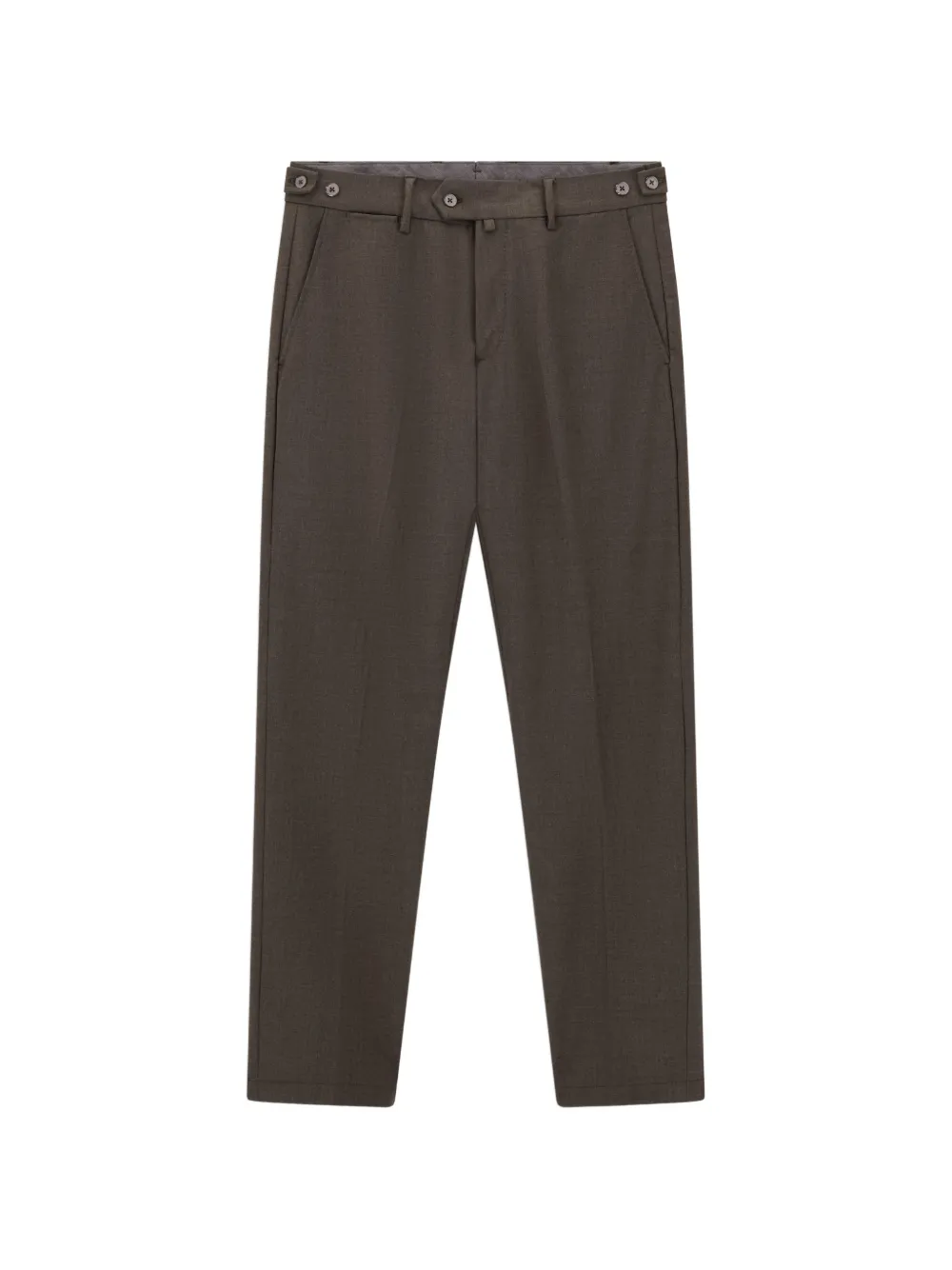Boggi Milano stretch flannel trousers - Braun