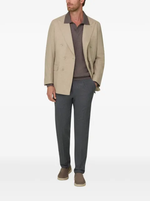 Boggi Milano blazer double-breasted in wool cashmere
