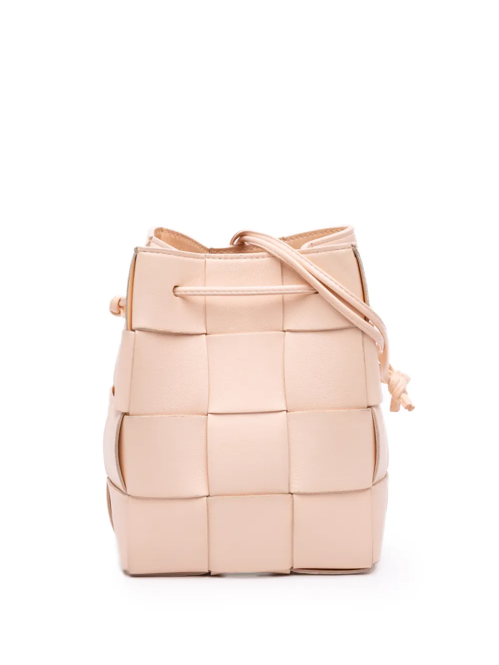 Bottega Veneta Pre-Owned 20th Century Small Nappa Maxi Intrecciato Cassette bucket bag - Rosa